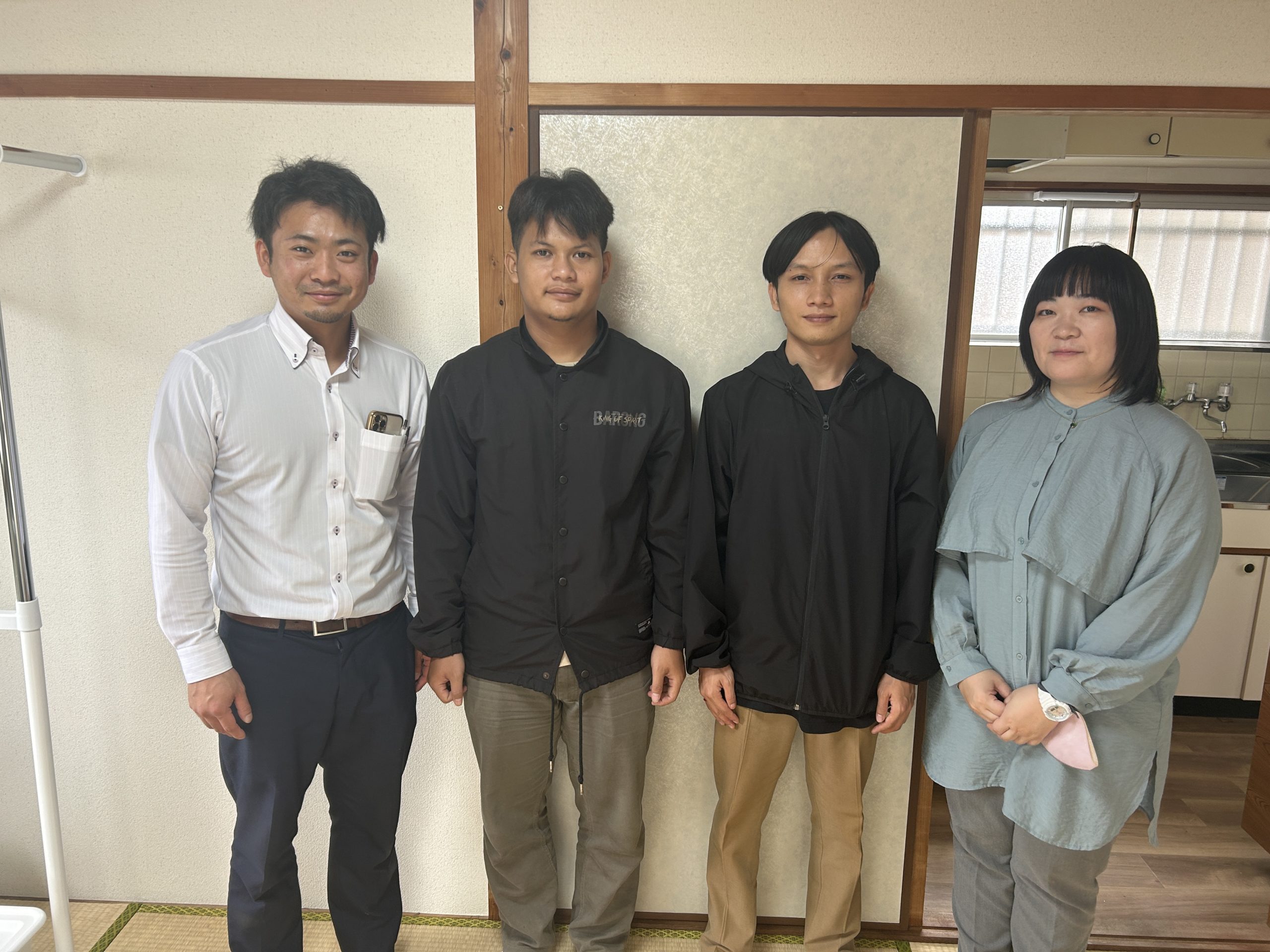 福岡県の食肉加工業様に配属いたしました。（インドネシア人男性2名 特定技能）