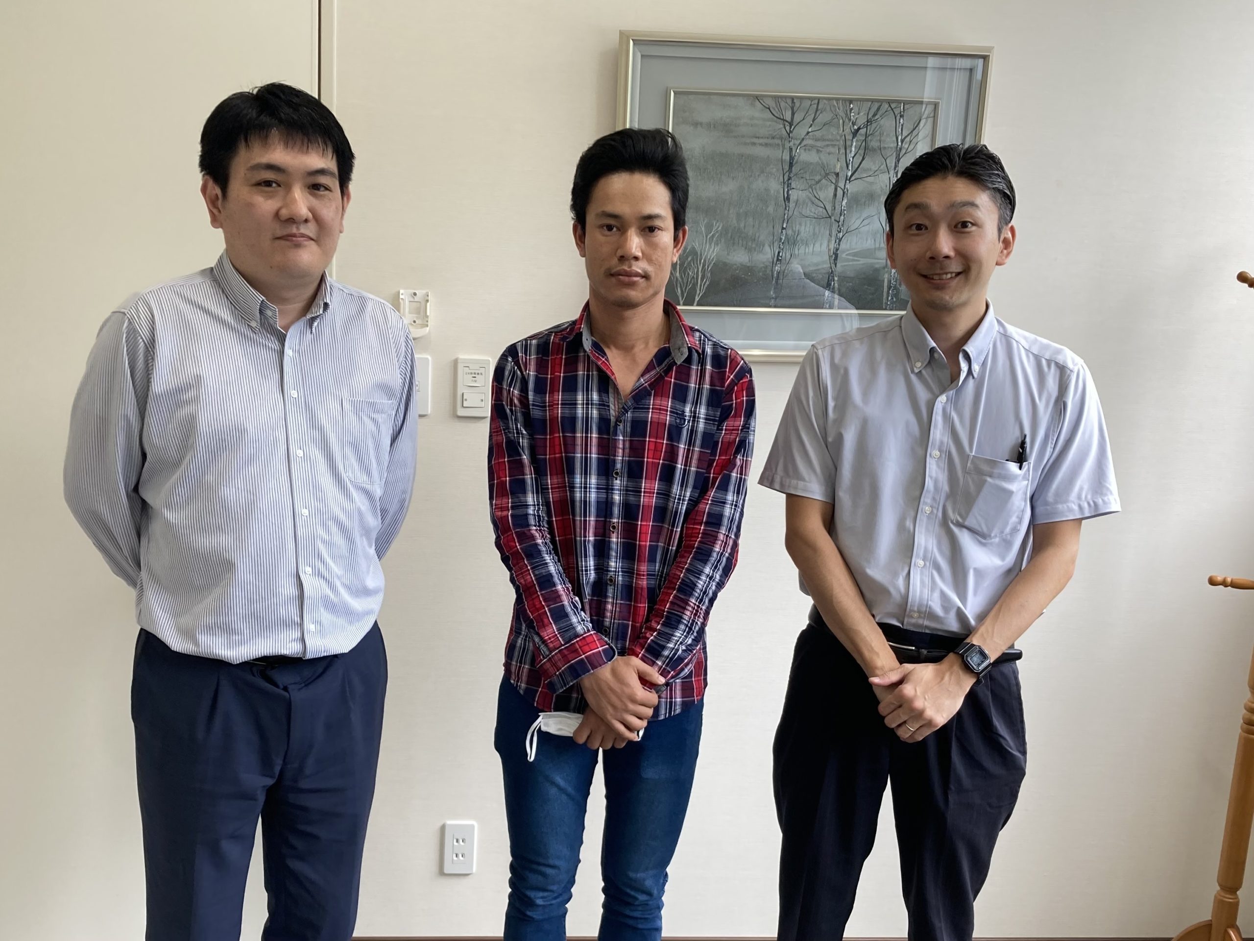 福岡県の和菓子製造企業様に配属いたしました。(ミャンマー人男性1名)