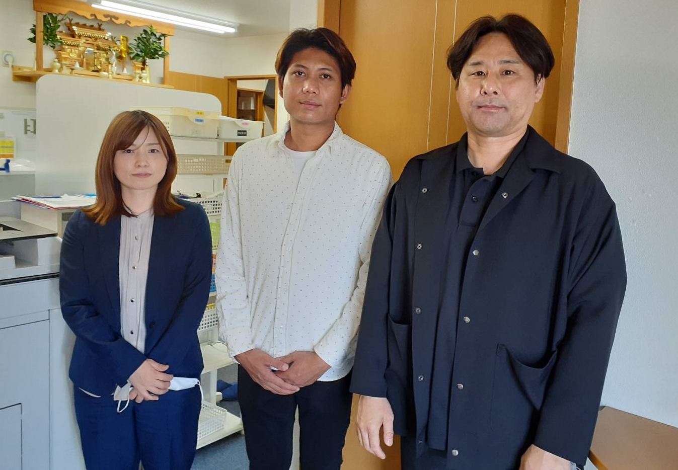 福岡県の食肉加工の企業様にミャンマー男性１名、女性２名配属いたしました。