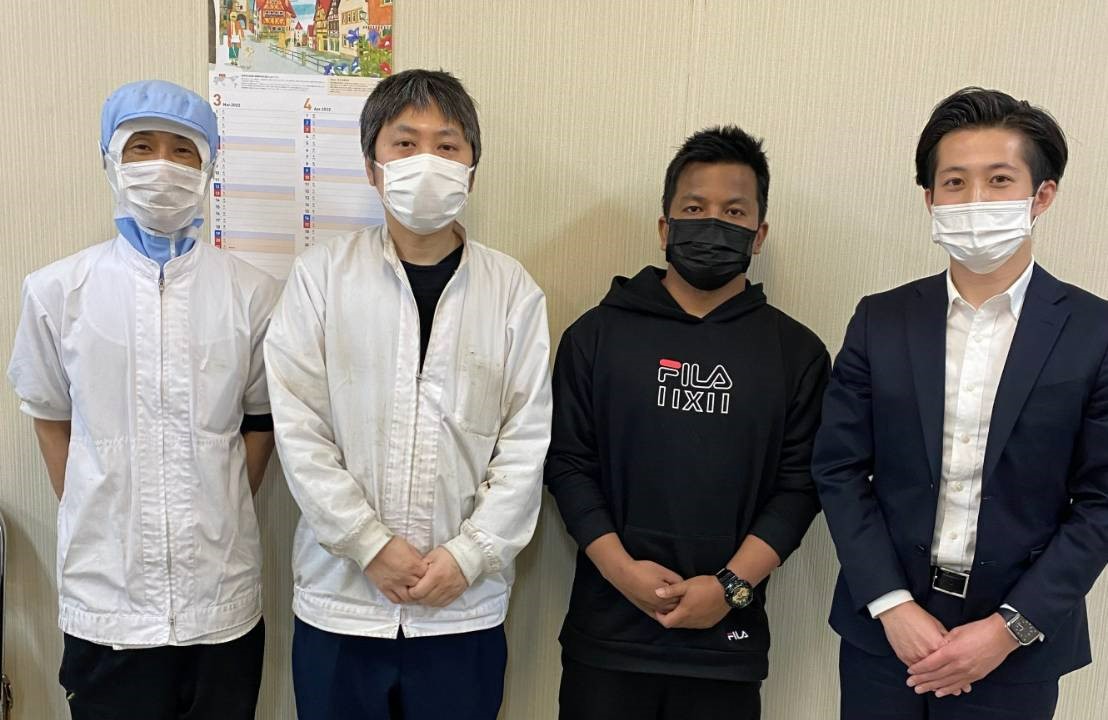 福岡県の豆腐製造業の企業様にミャンマー人男性を1名配属いたしました。