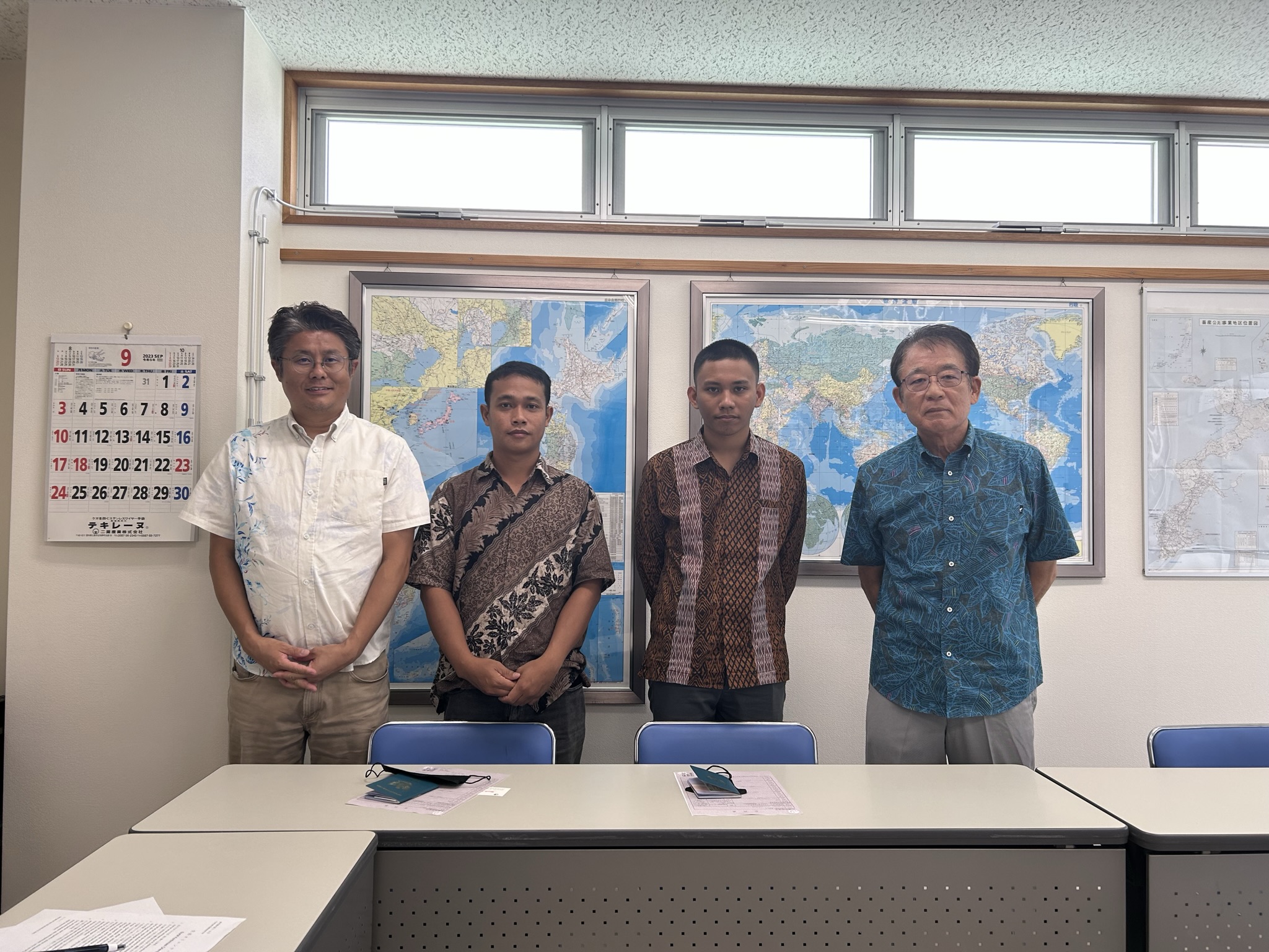 沖縄県の食肉加工業様に配属いたしました。（インドネシア人男性2名 特定技能）