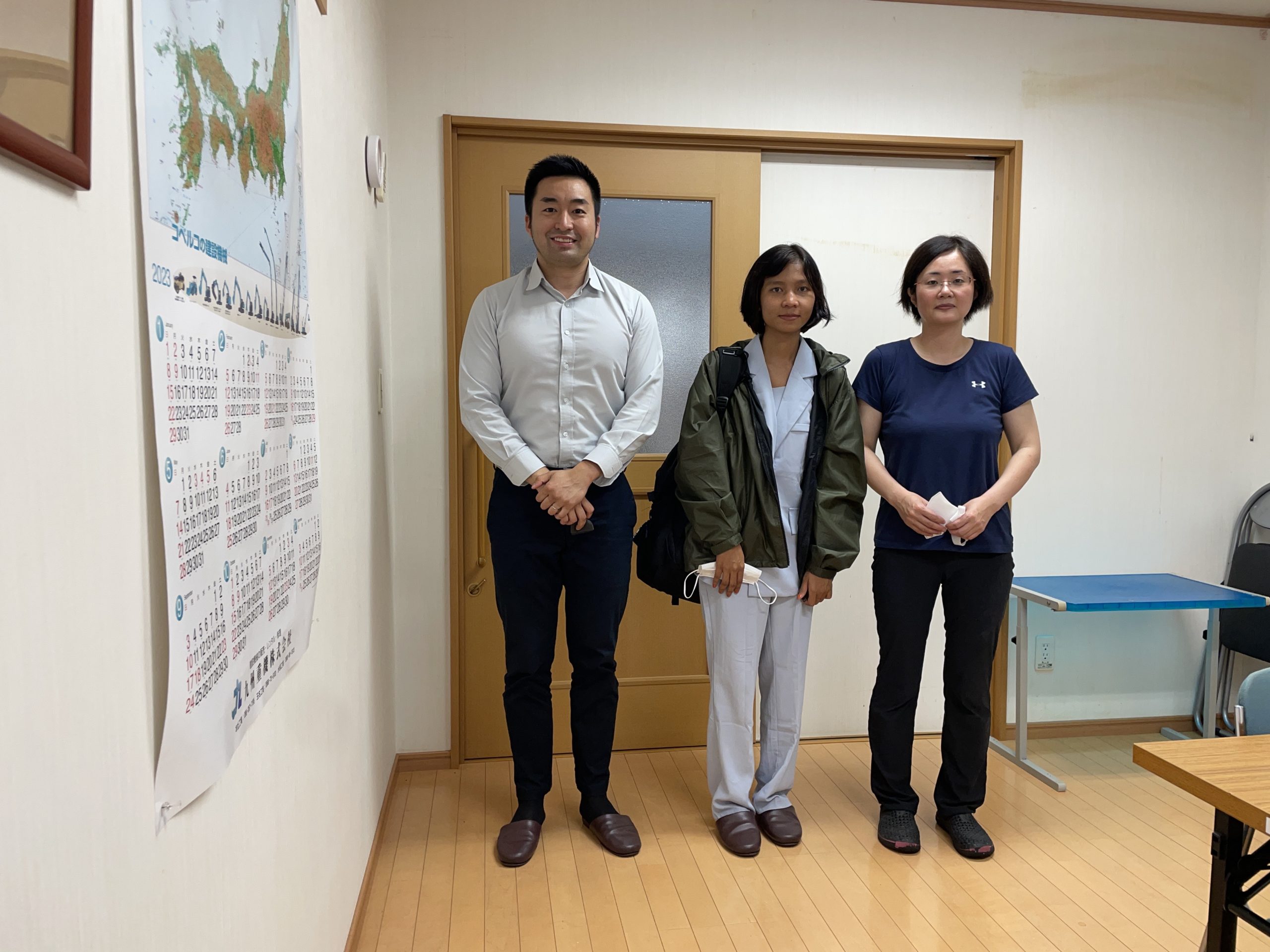 熊本県の介護施設様に配属いたしました。(ミャンマー人女性1名)