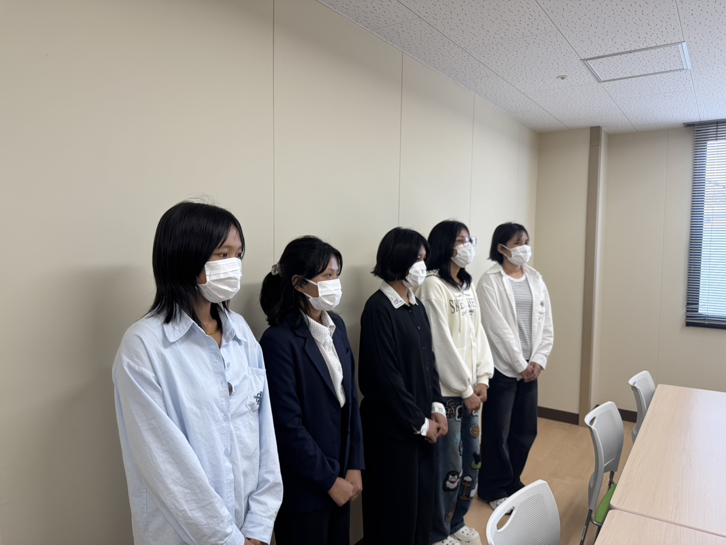 熊本県の介護施設様に配属いたしました。（ミャンマー人女性5名 特定技能）