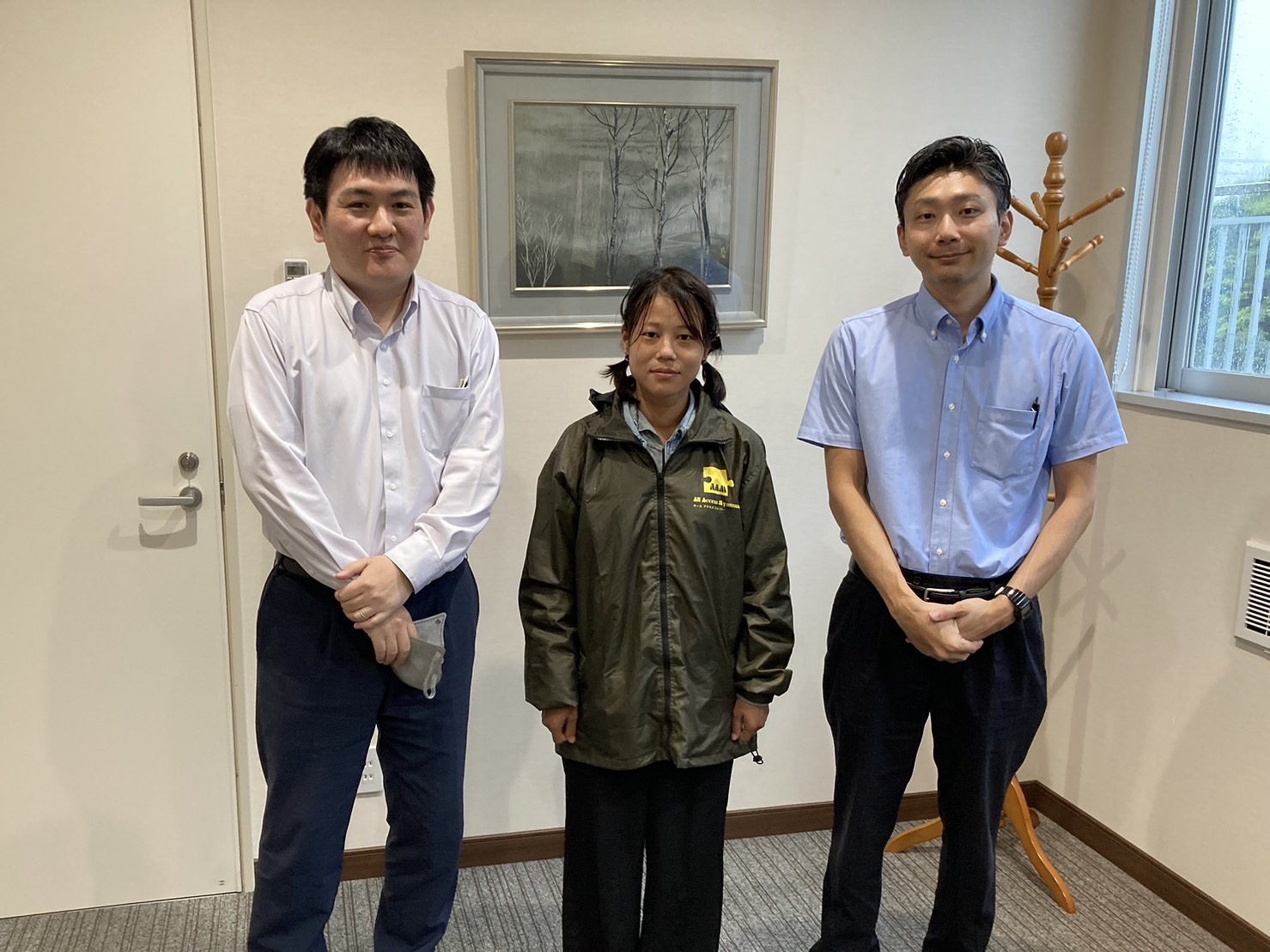 福岡県の和菓子製造企業様に配属いたしました。(ミャンマー人女性1名)