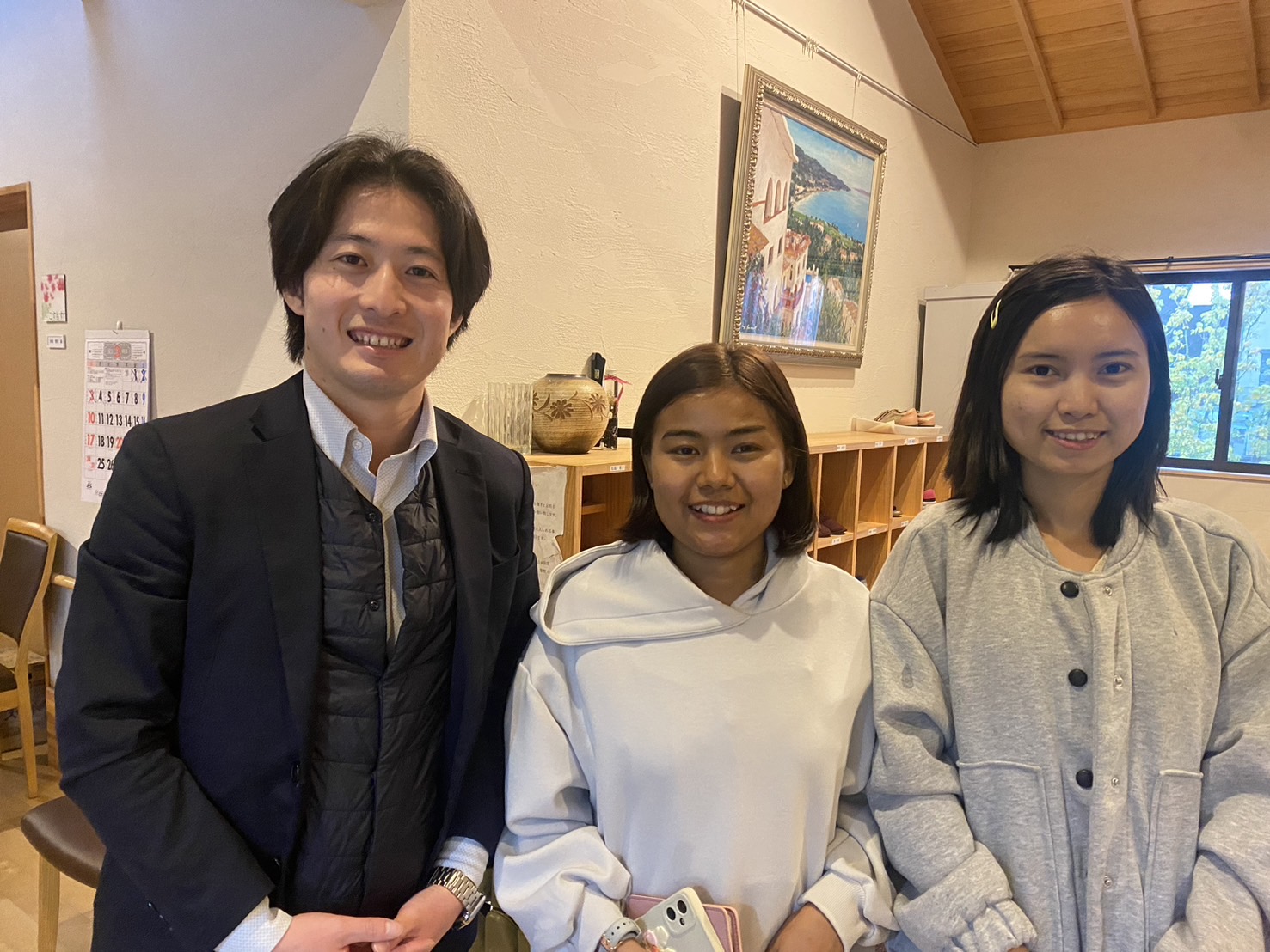 福岡県の介護施設様に配属いたしました。（ミャンマー女性2名 特定技能）