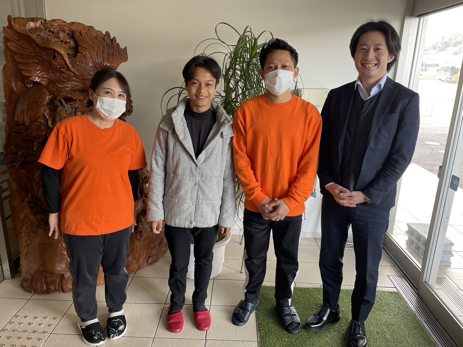 大分県の介護施設様に配属いたしました。（インドネシア男性1名 特定技能）