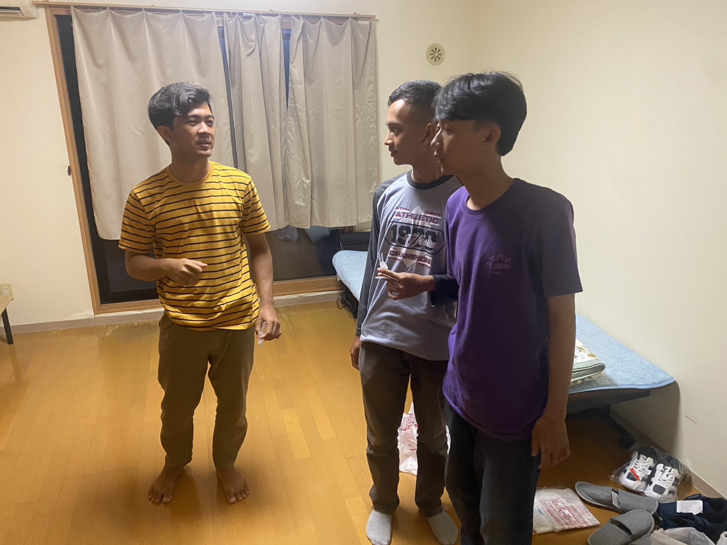 長崎県の飲食料品製造業様に配属しました。（インドネシア男性3名、特定技能）