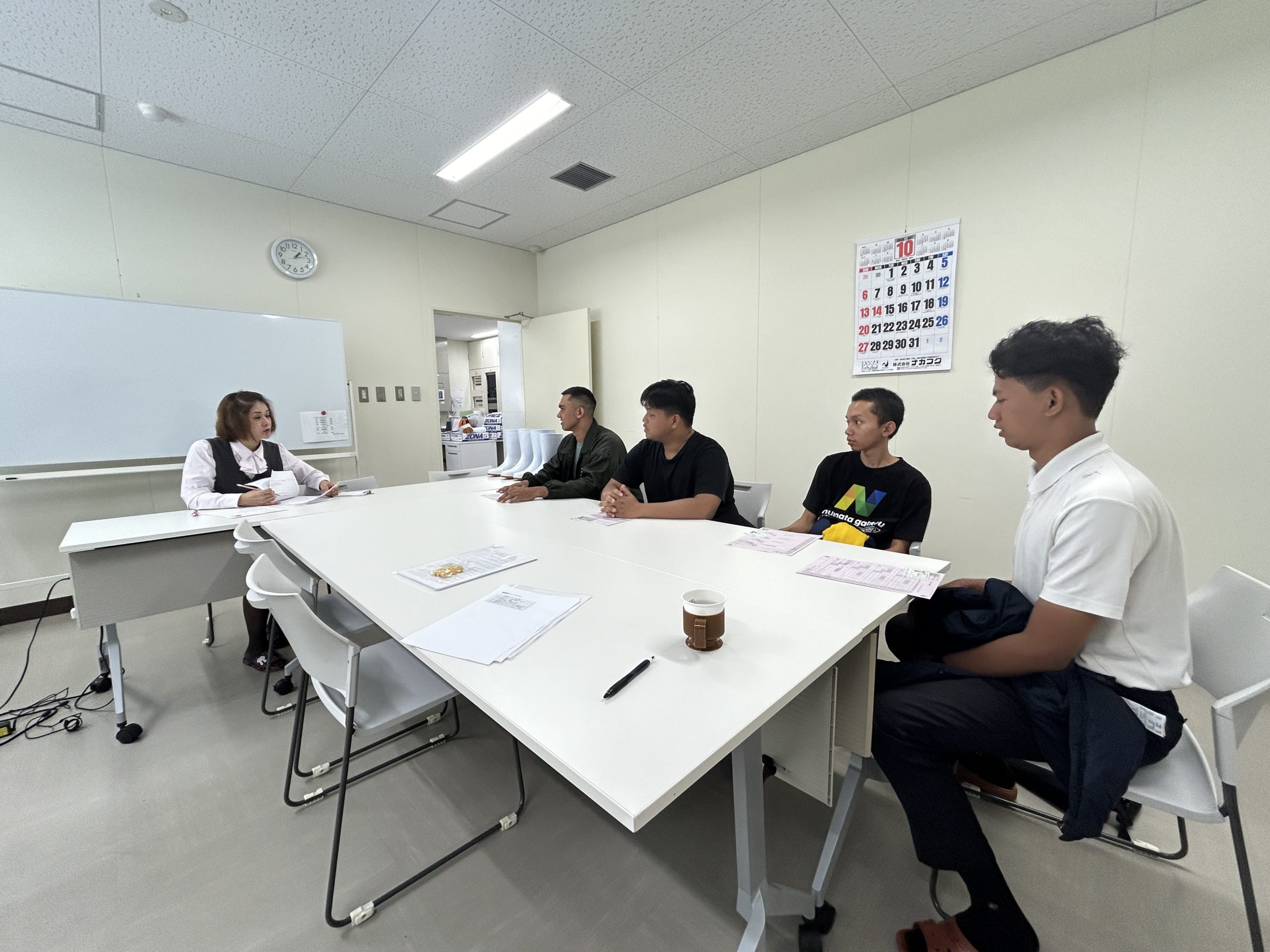 沖縄県の飲食料品製造業様に配属しました。（インドネシア人男性4名、特定技能）