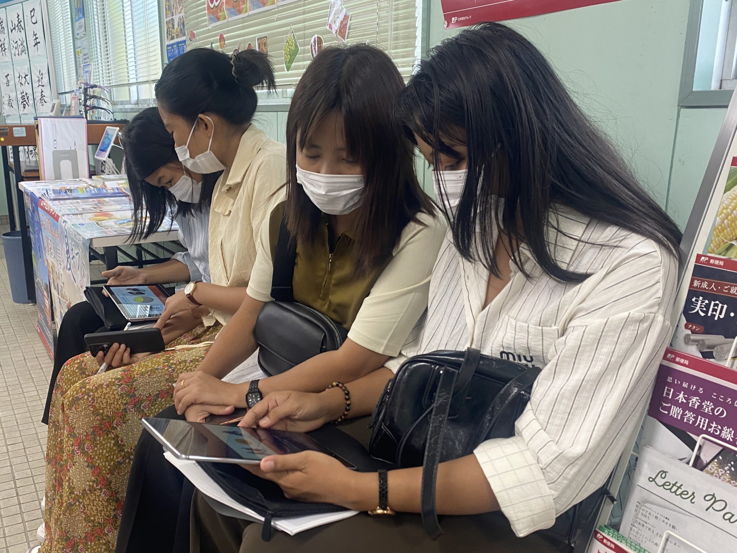 山口県の介護施設様に配属いたしました。（ミャンマー人女性4名 特定技能）