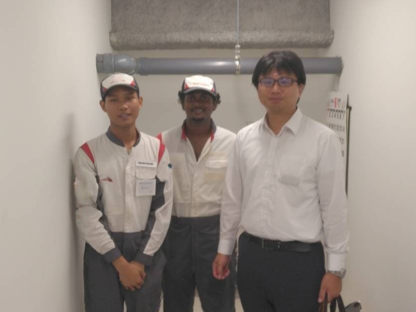 福岡県の自動車整備業様に配属しました。（ミャンマー人男性2名、特定技能）