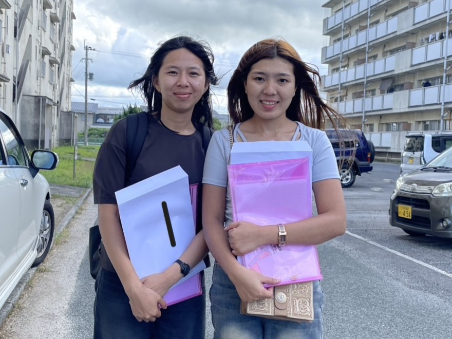 福岡県の飲食料品製造業様に配属しました。（ミャンマー人女性2名、特定技能）