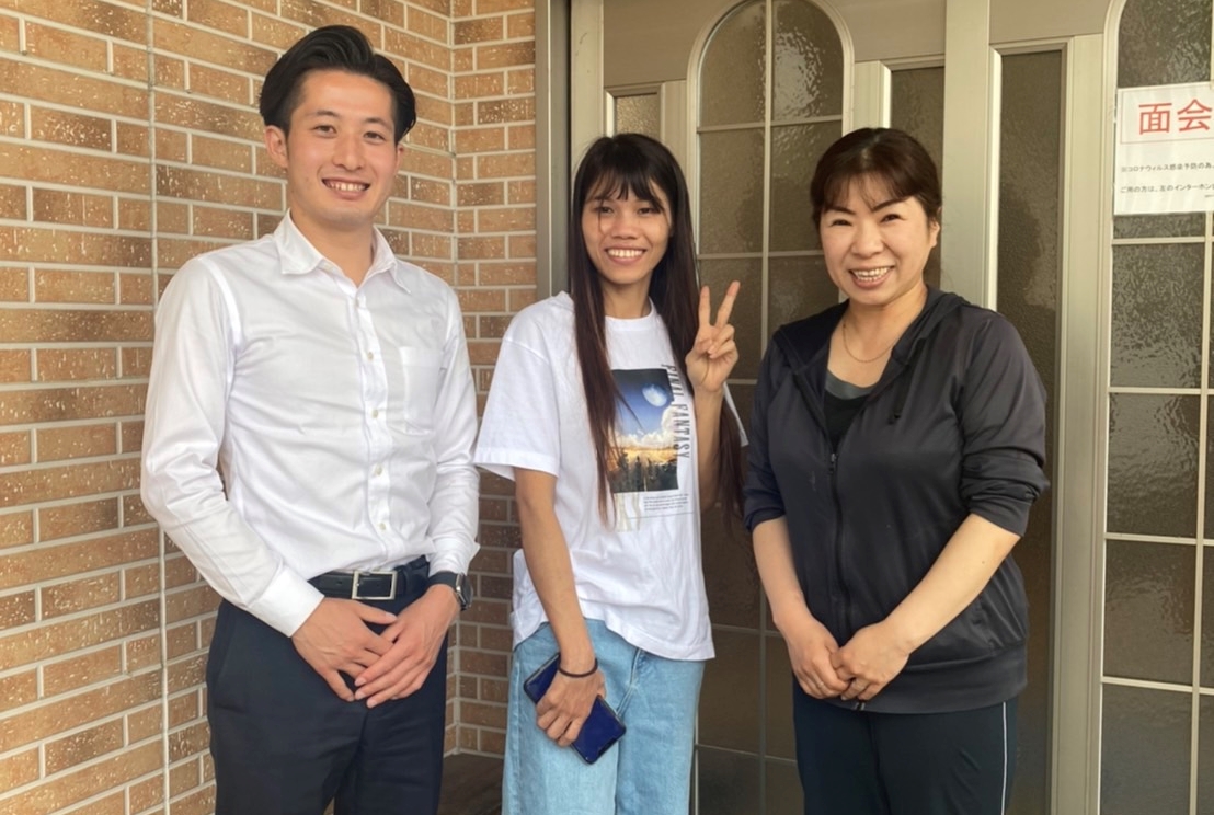 大分県の介護施設様にミャンマー女性1名を配属いたしました。