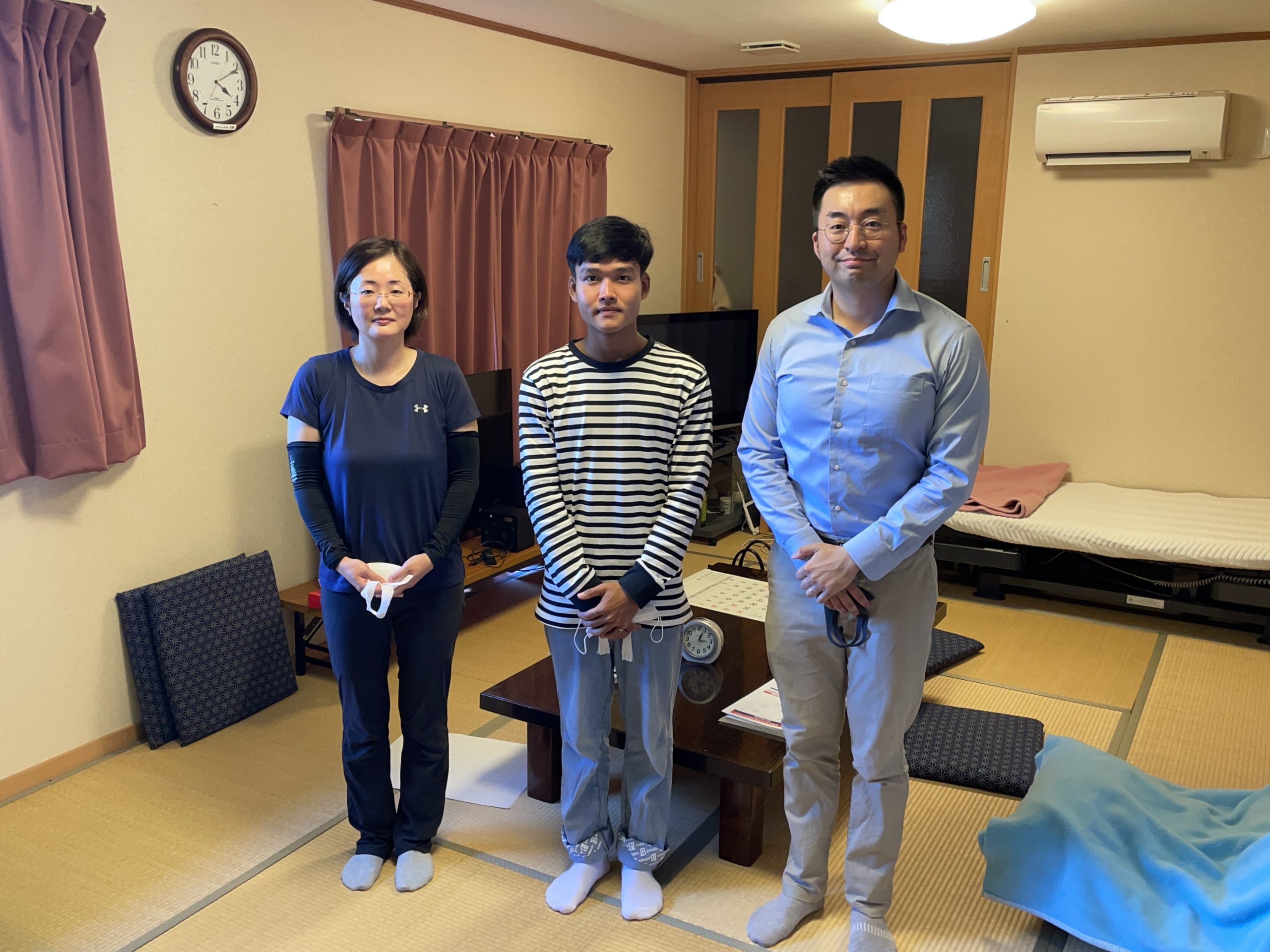 熊本県の介護施設様に配属いたしました。（ミャンマー人男性1名）