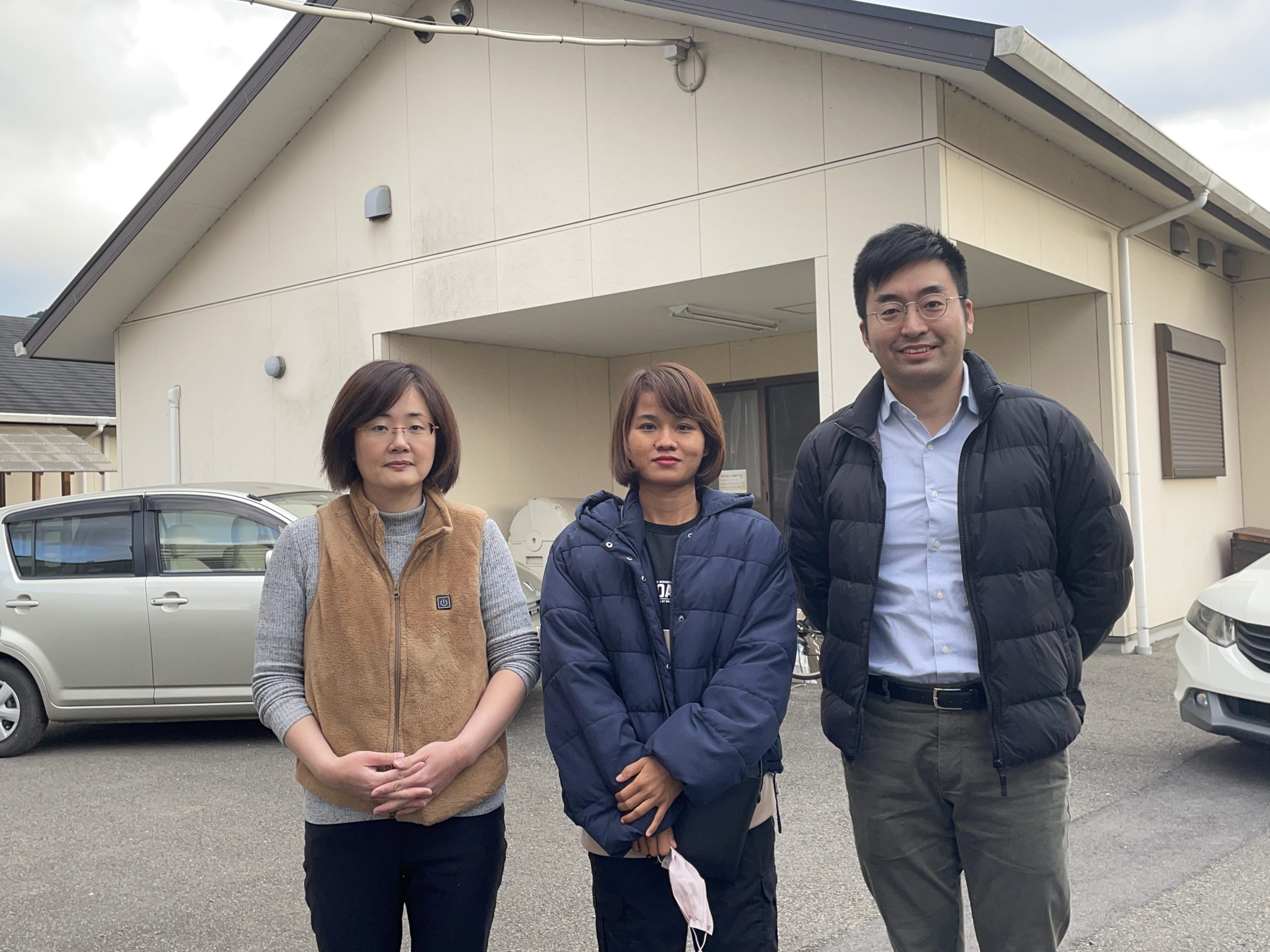 熊本県の介護施設様に外食業分野で配属いたしました。（ミャンマー人女性1名 特定技能）