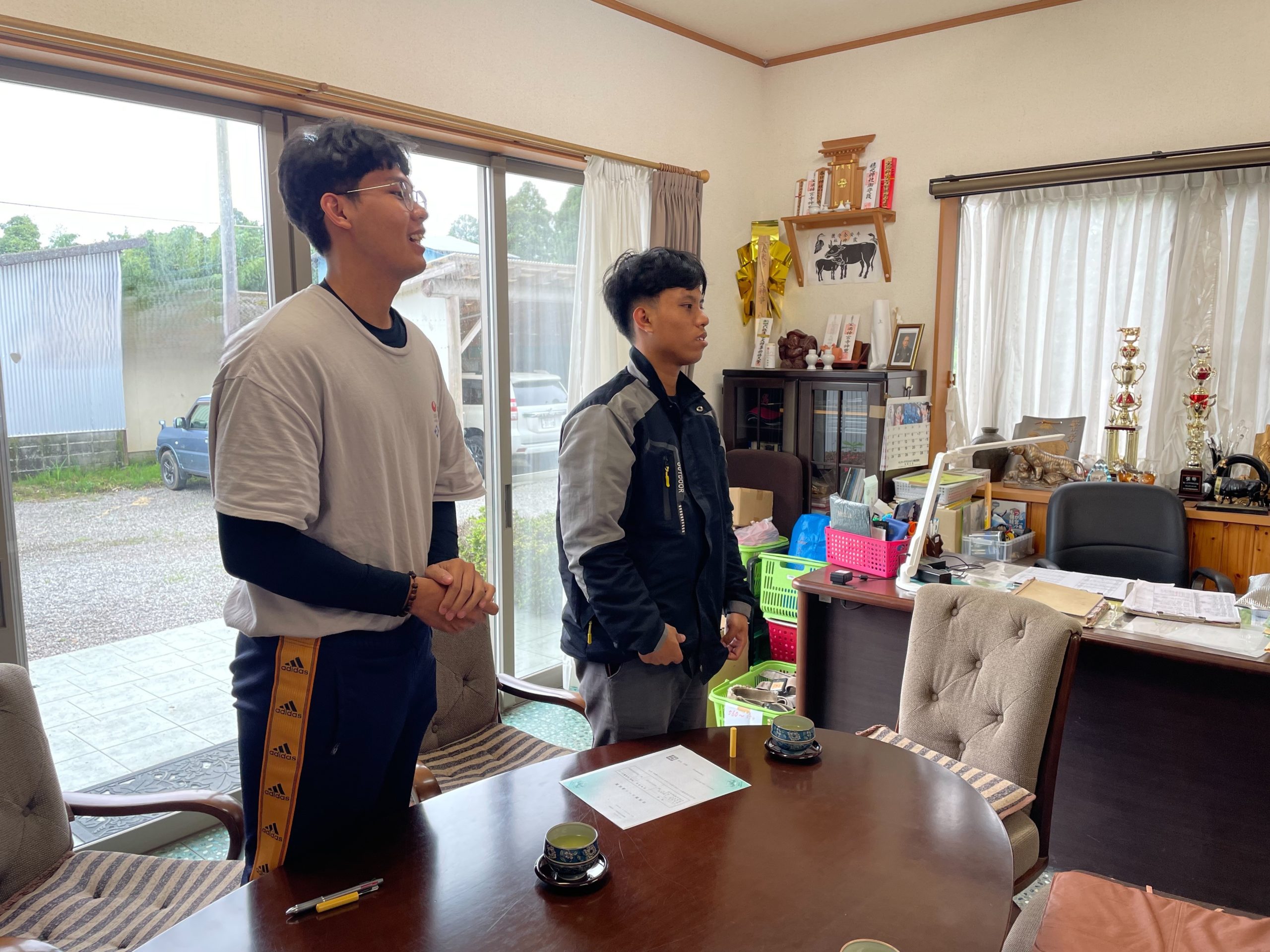 宮崎県の畜産業様に配属いたしました。（インドネシア人男性2名　特定技能）